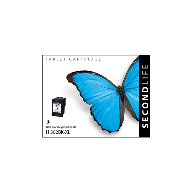 SecondLife - HP 302 XL Black SecondLife - HP 302 XL Black